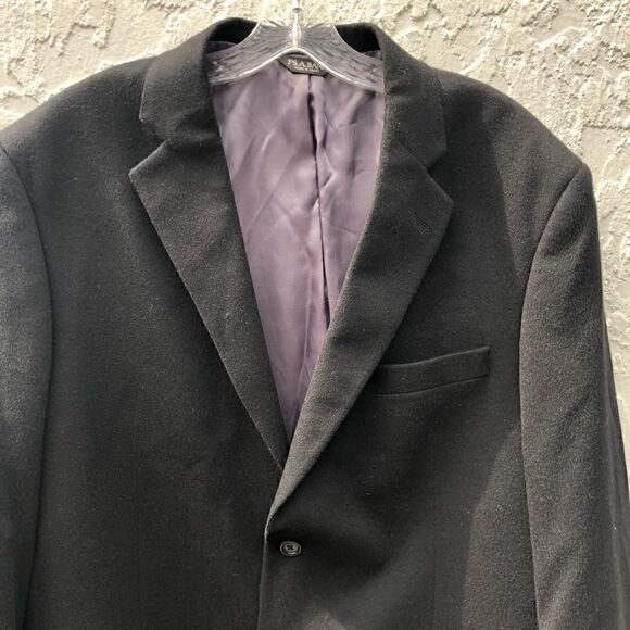 JOS A BANK Gray Cashmere Wool Blazer Jacket 43R‎ - Picture 2 of 13
